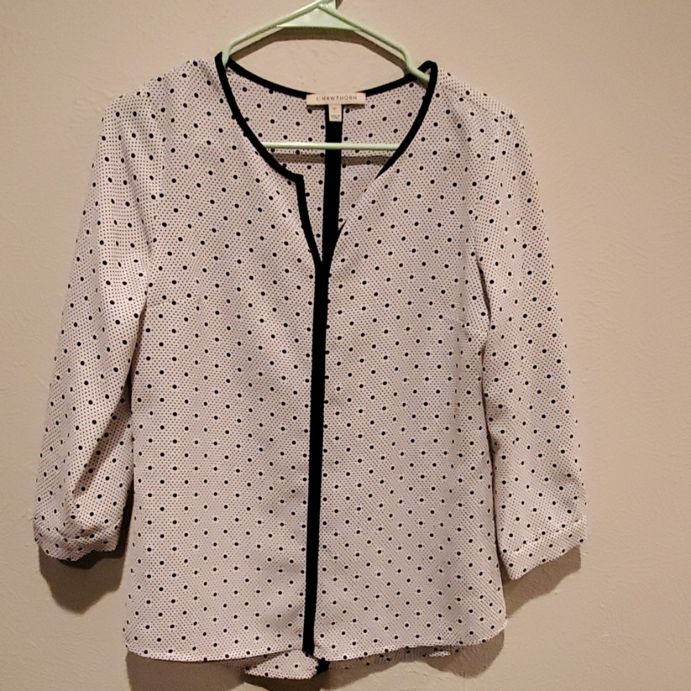 Polka dot blouse